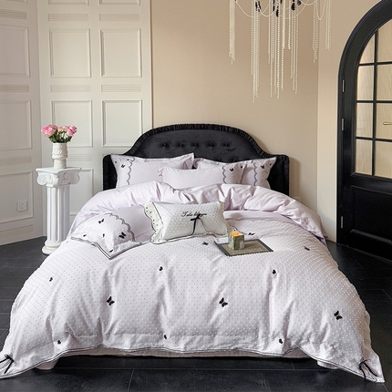 优悦生活馆 2025新疆长绒棉云小甜四件套【控价领券后标准不低于268】 云小甜-风信紫