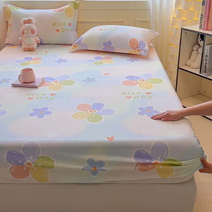 91家纺网 家纺一手货源 找家纺 （总）拾物记 2025新款A类无荧光全喷气全棉12868单床笠