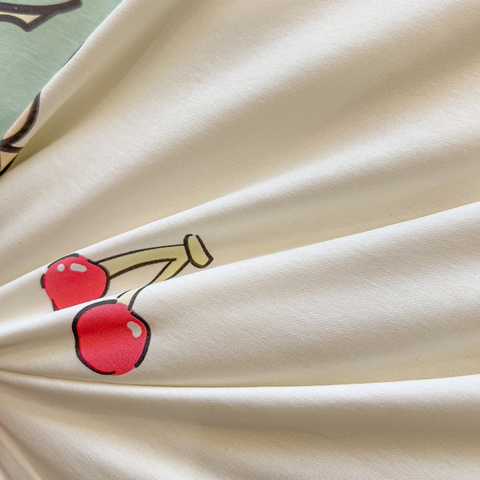 91家纺网 家纺一手货源 找家纺 拾物记 2025新款A类无荧光全喷气全棉12868单床笠 恐龙乐园