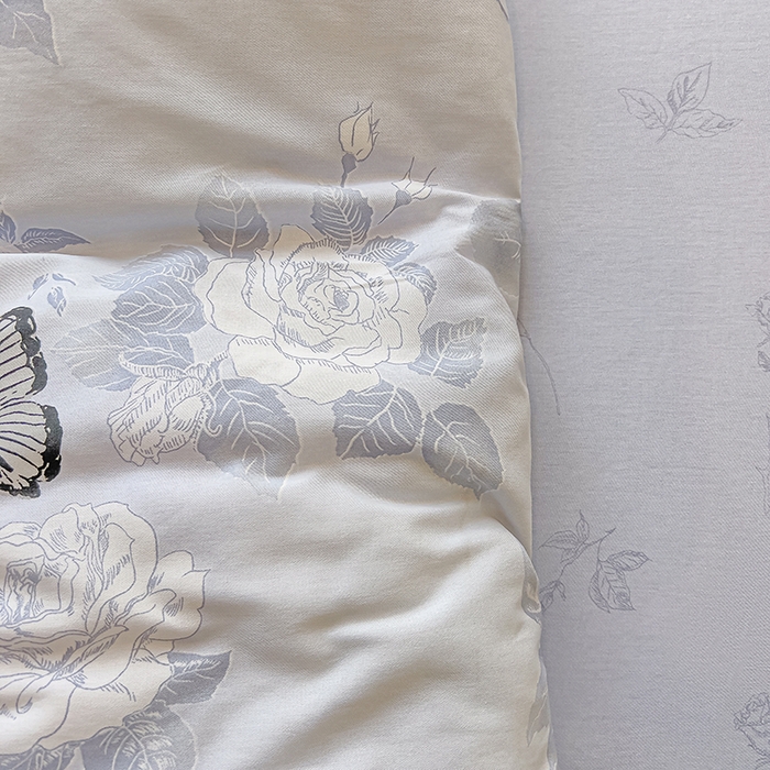 91家纺网 家纺一手货源 找家纺 拾物记 2025新款A类无荧光全喷气全棉12868单被套 蝴蝶飞飞