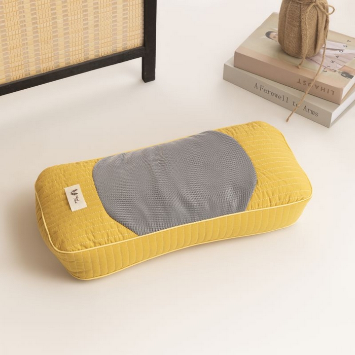 91家纺网 家纺一手货源 找家纺 （总）露函家居 2025新款全棉砂洗元宝荞麦枕枕头枕芯