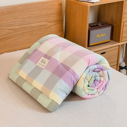 91家纺网 家纺一手货源 找家纺 （总）慕木家纺 2025春夏新款A类亲肤水洗棉大豆纤维夏被夏凉被空调被