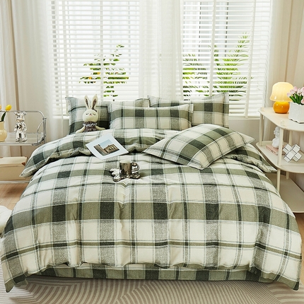 91家纺网 家纺一手货源 找家纺 （总）名优家纺 2025新款A类全棉纯棉韩版印花四件套