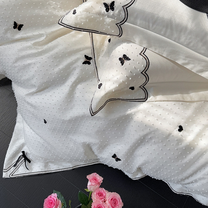 91家纺网 家纺一手货源 找家纺 优悦生活馆 2025新疆长绒棉云小甜四件套【控价领券后标准不低于268】 云小甜-香草白