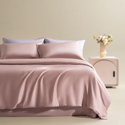 Mr.pig猪先生水洗棉 2025新款莱赛尔天丝四件套-风格一 焦糖奶