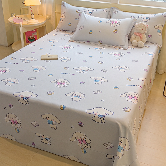 91家纺网 家纺一手货源 找家纺 拾物记 2025新款A类无荧光全喷气全棉12868单床单 榆林