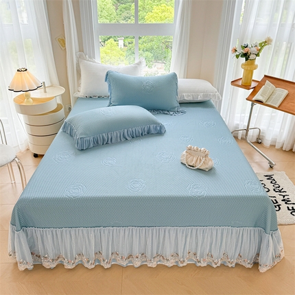 91家纺网 家纺一手货源 找家纺 （总）恒爱家纺 2025新款冰丝国色天香床盖三件套