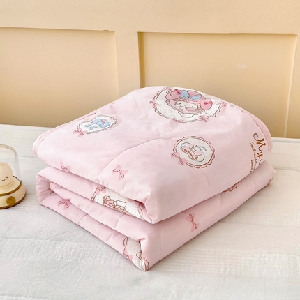 91家纺网 家纺一手货源 找家纺 （总）鱼宝2025新款三丽鸥凉感丝夏被夏凉被空调被（含防伪码）