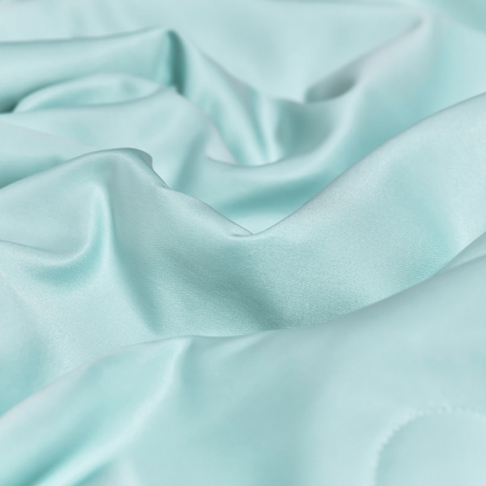 91家纺网 家纺一手货源 找家纺 伊梵居 2025新款水洗真丝刺绣夏被四件套 梵花-梵星蓝