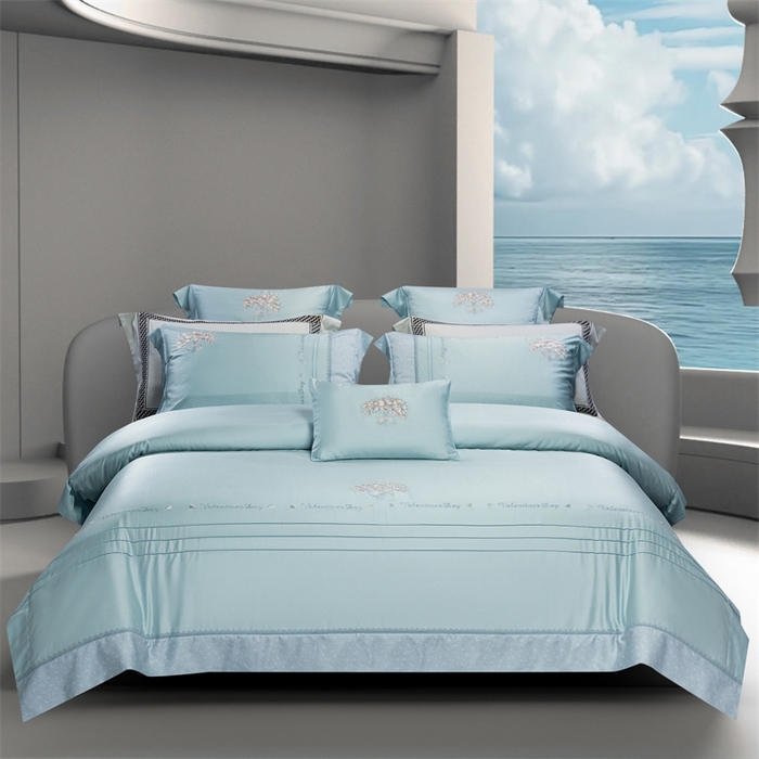 91家纺网 家纺一手货源 找家纺 （总）高大尚婚庆馆 2025新款高端绣花四件套-艾莎