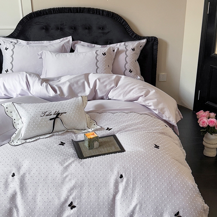 91家纺网 家纺一手货源 找家纺 优悦生活馆 2025新疆长绒棉云小甜四件套【控价领券后标准不低于268】 云小甜-风信紫