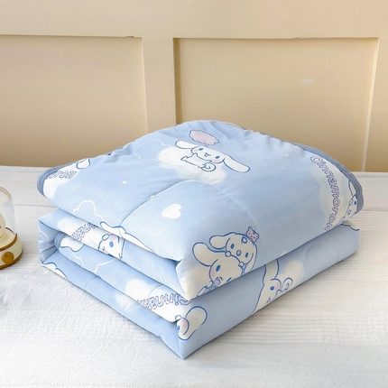 91家纺网 家纺一手货源 找家纺 （总）鱼宝2025新款三丽鸥凉感丝夏被夏凉被空调被（含防伪码）