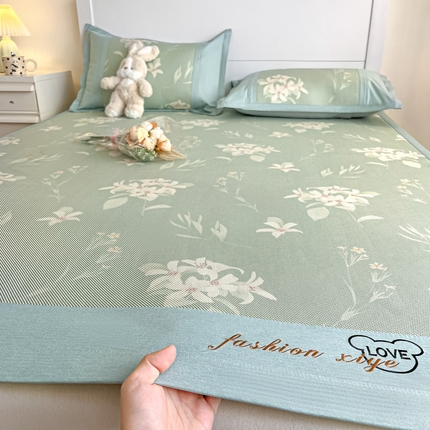 91家纺网 家纺一手货源 找家纺 （总）阿亮家居 2025新款印花冰藤席凉席