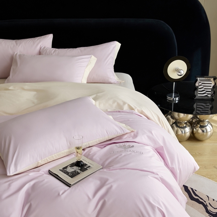 91家纺网 家纺一手货源 找家纺 金奇达家纺 2025春夏新款【特洛伊】红金裸盖™棉全棉纯棉红金裸盖棉四件套标准号全网控价（折后券后）不低于199元） 特洛伊-云烟紫