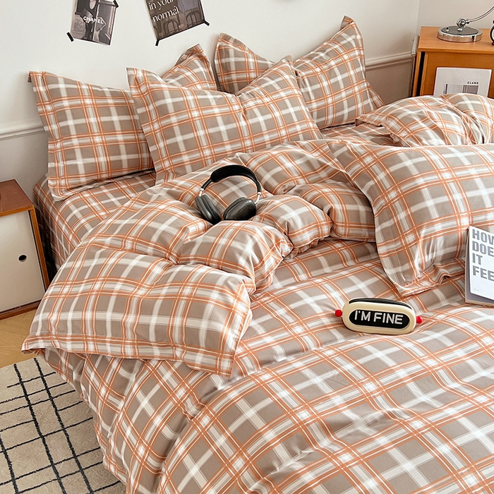 91家纺网 家纺一手货源 找家纺 罗菲尼酒店用品 2025新款磨毛亲肤飞边款四件套 洛咖格