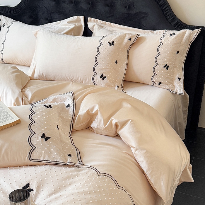 91家纺网 家纺一手货源 找家纺 优悦生活馆 2025新疆长绒棉云小甜四件套【控价领券后标准不低于268】 云小甜-阳光米