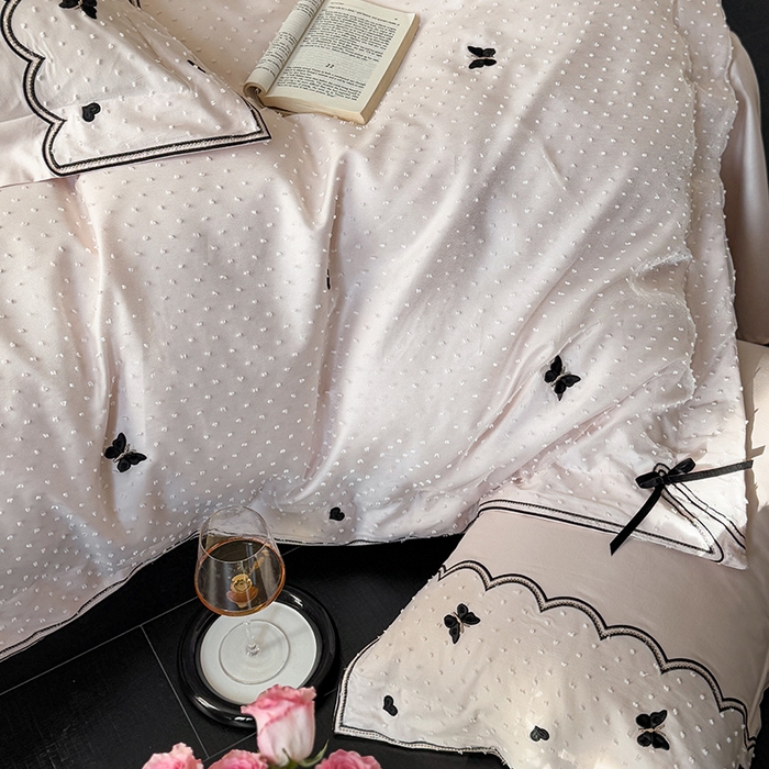 91家纺网 家纺一手货源 找家纺 优悦生活馆 2025新疆长绒棉云小甜四件套【控价领券后标准不低于268】 云小甜-公主粉