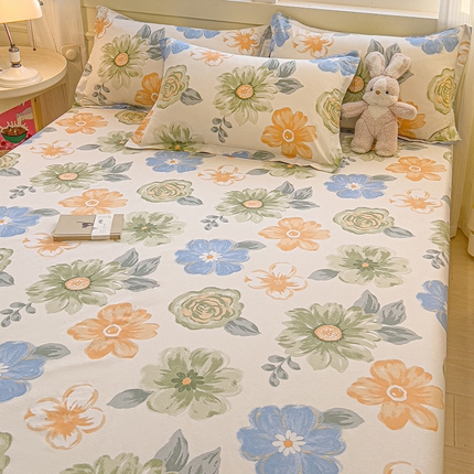 91家纺网 家纺一手货源 找家纺 （总）拾物记 2025新款A类无荧光全喷气全棉12868单床单