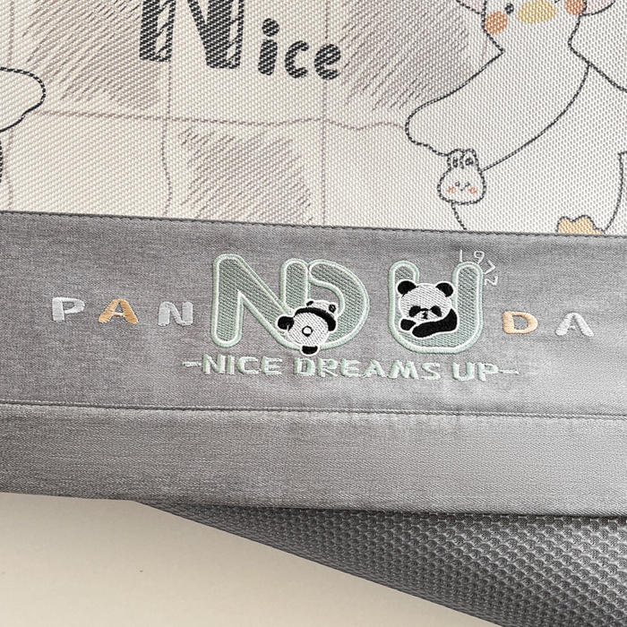 91家纺网 家纺一手货源 找家纺 阿亮家居 2025新款印花冰藤凉席-学生款 可哒鸭