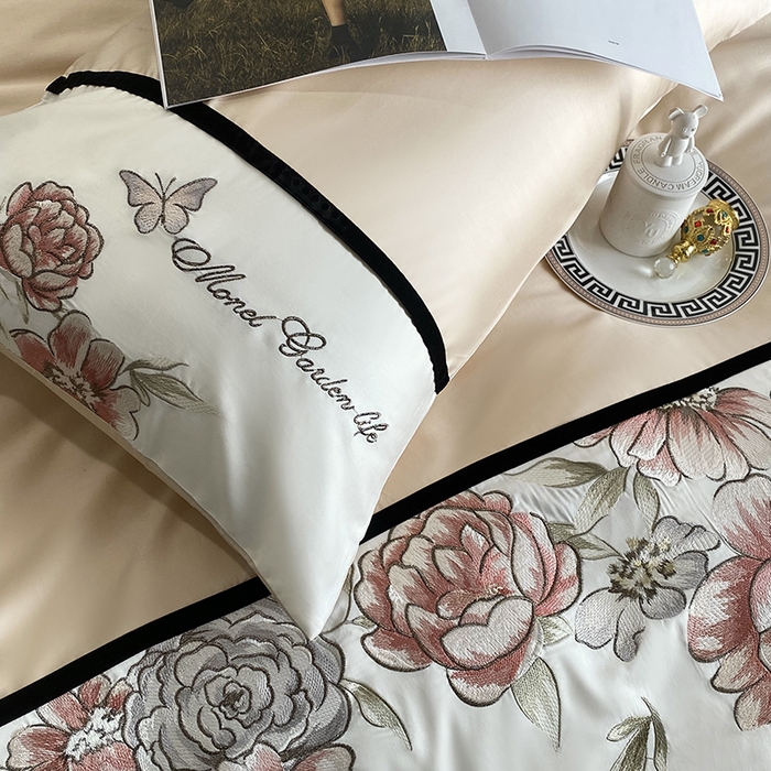 91家纺网 家纺一手货源 找家纺 优悦生活馆 2025新疆长绒棉花团锦簇四件套【价领券后标准不低于268】 花团锦簇-花田米