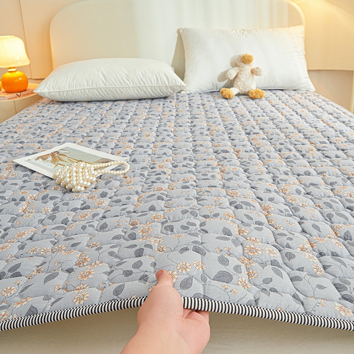 91家纺网 家纺一手货源 找家纺 丽诺床垫2025年全棉抗菌床褥床垫床护垫 和风