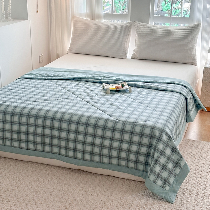 91家纺网 家纺一手货源 找家纺 （总）瑜珠 2025新款A类双面全棉印花夏被夏凉被纯棉空调被