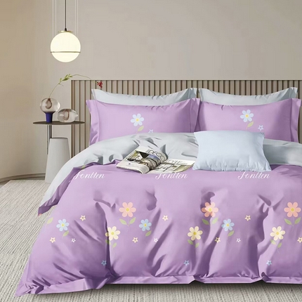 91家纺网 家纺一手货源 找家纺 （总）磨毛世家家纺 2025新款四件套加厚实体花色