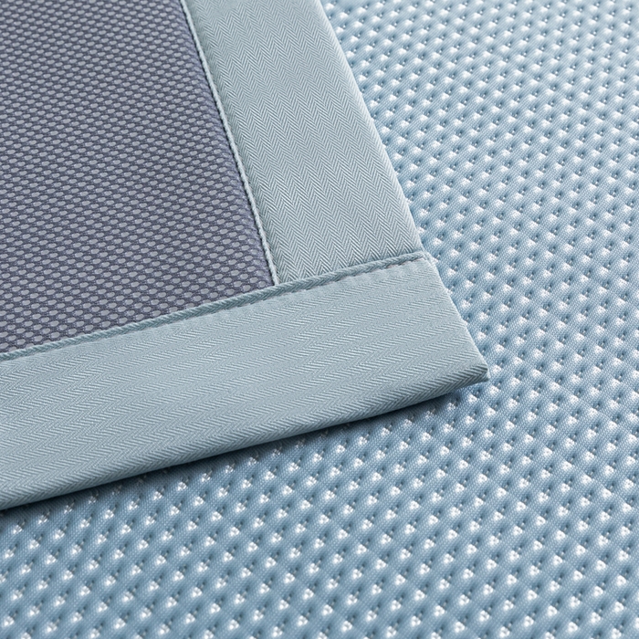 91家纺网 家纺一手货源 找家纺 阿亮家居 2025新款凉席凉豆豆软席床席款 心相印-海盐蓝