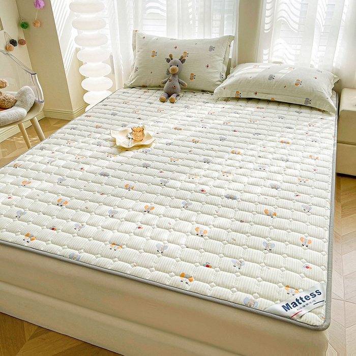 91家纺网 家纺一手货源 找家纺 丽诺床垫2025年全棉抗菌床褥床垫床护垫 小象宝