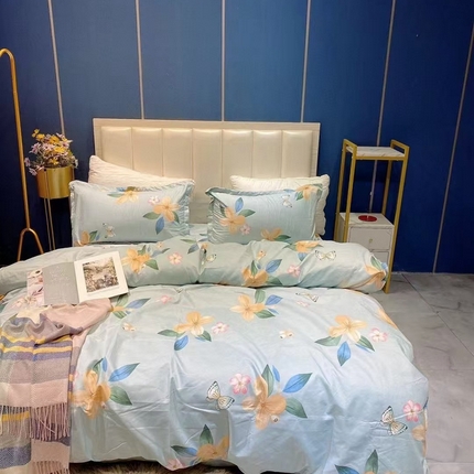 91家纺网 家纺一手货源 找家纺 （总）玖琳家纺 2025新款130克贡棉磨毛植物羊绒四件套