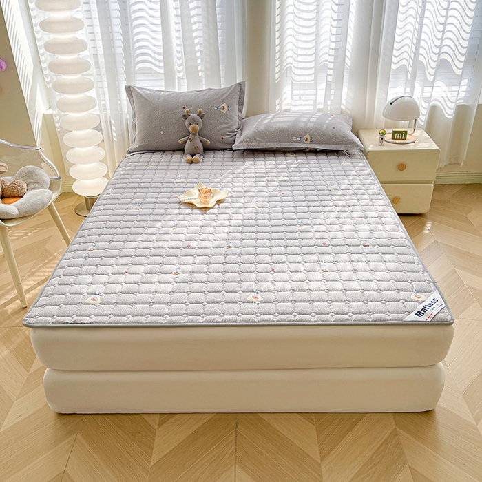 91家纺网 家纺一手货源 找家纺 丽诺床垫2025年全棉抗菌床褥床垫床护垫 小萝莉