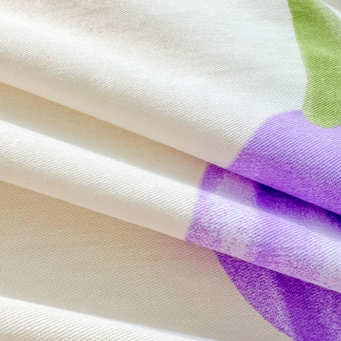 91家纺网 家纺一手货源 找家纺 世爵 2025新款全棉印花小清新套件系列-四件套 南瓜派