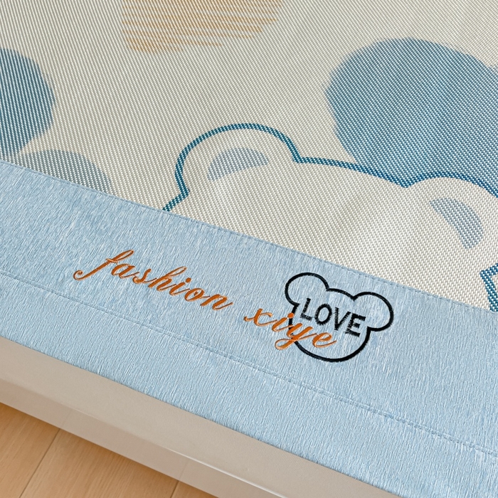 91家纺网 家纺一手货源 找家纺 （总）阿亮家居 2025新款印花冰藤席系列