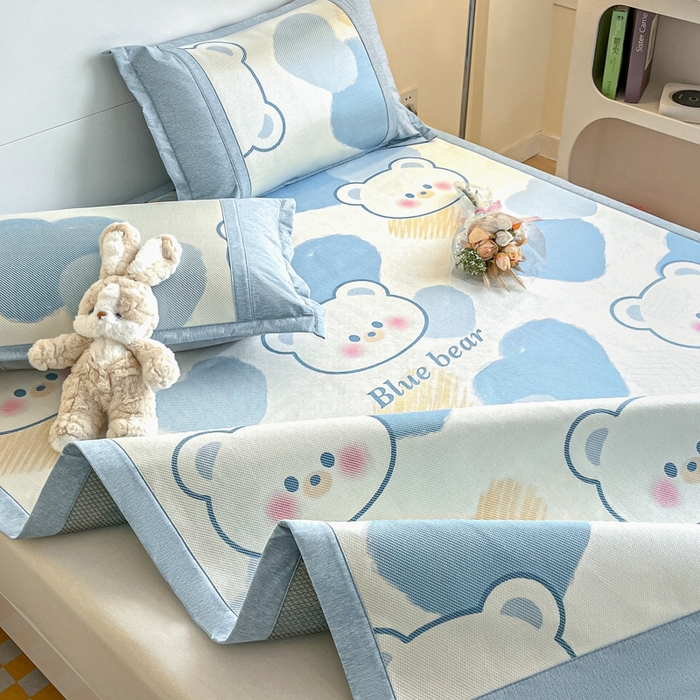 91家纺网 家纺一手货源 找家纺 （总）阿亮家居 2025新款印花冰藤席系列