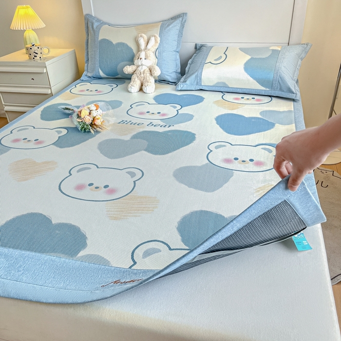 91家纺网 家纺一手货源 找家纺 （总）阿亮家居 2025新款印花冰藤席系列