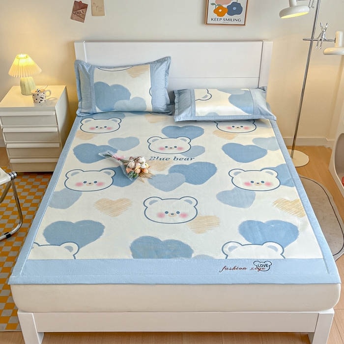 91家纺网 家纺一手货源 找家纺 （总）阿亮家居 2025新款印花冰藤席系列