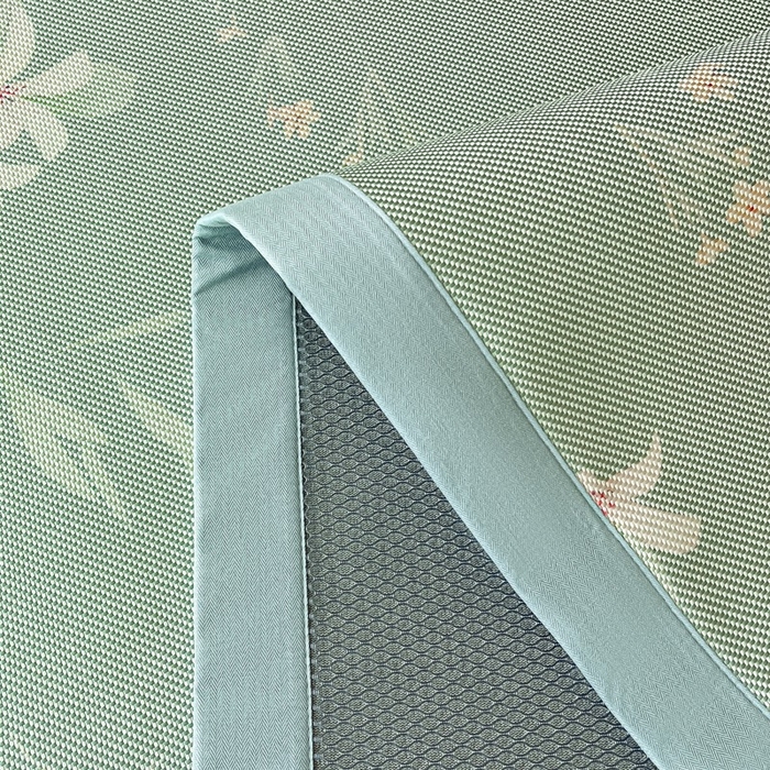 91家纺网 家纺一手货源 找家纺 阿亮家居 2025新款印花冰藤席系列 百合1