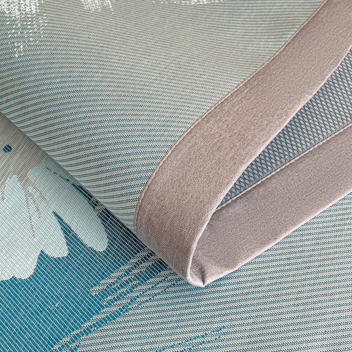 91家纺网 家纺一手货源 找家纺 阿亮家居 2025新款印花冰藤席系列 雏菊