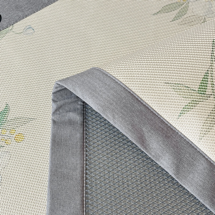 91家纺网 家纺一手货源 找家纺 阿亮家居 2025新款印花冰藤席系列 花韵