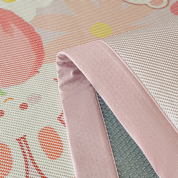 91家纺网 家纺一手货源 找家纺 阿亮家居 2025新款印花冰藤席系列 兔粉