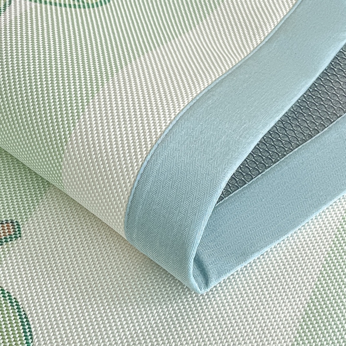 91家纺网 家纺一手货源 找家纺 阿亮家居 2025新款印花冰藤席系列 小恐龙