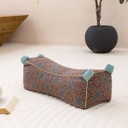 91家纺网 家纺一手货源 找家纺 （总）小猫派 2025新款亲肤舒适双层纱老虎荞麦壳枕枕头枕芯