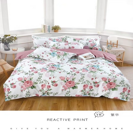 91家纺网 家纺一手货源 找家纺 （总）玖琳家纺 2025新款130克贡棉磨毛植物羊绒四件套