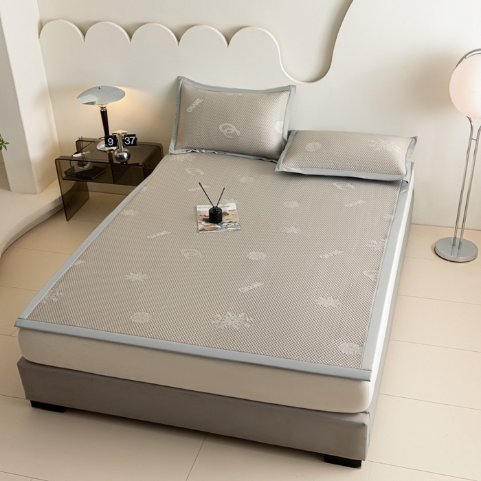 91家纺网 家纺一手货源 找家纺 阿亮家居 2025新款凉席凉豆豆软席床席款 香迪奥-玉石咖