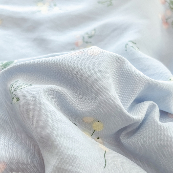 91家纺网 家纺一手货源 找家纺 慕木 2025春夏新款双层纱针织棉夏被夏凉被空调被 蔷薇