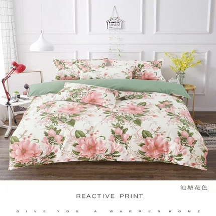 91家纺网 家纺一手货源 找家纺 （总）玖琳家纺 2025新款130克贡棉磨毛植物羊绒四件套