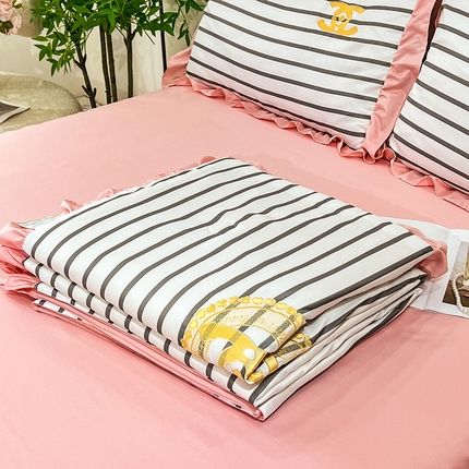 经年 2025新款水洗真丝韩版夏被浅夏系列 浅夏-灰玉