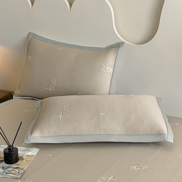 91家纺网 家纺一手货源 找家纺 阿亮家居 2025新款凉席凉豆豆软席床席款 爱丽丝-玉石咖