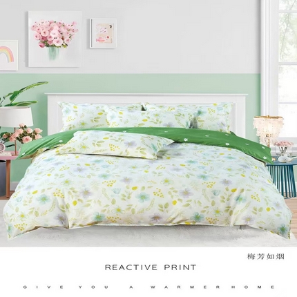 91家纺网 家纺一手货源 找家纺 （总）玖琳家纺 2025新款130克贡棉磨毛植物羊绒四件套