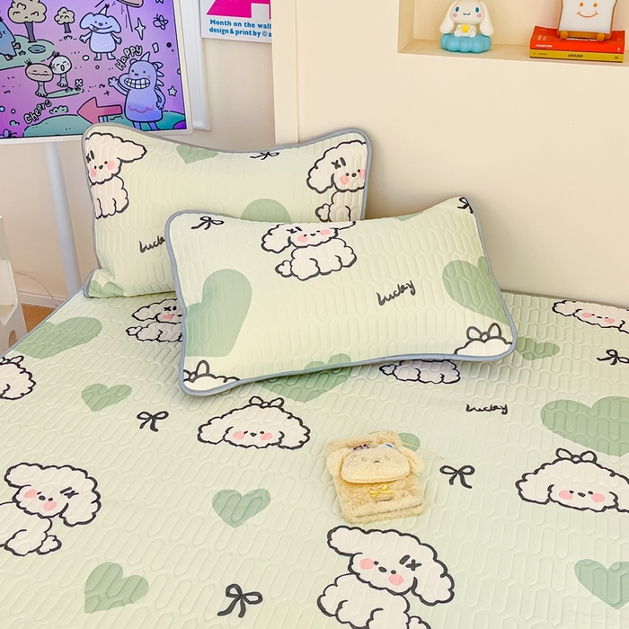 91家纺网 家纺一手货源 找家纺 （总）川悦生活 2025新款小阪凉感丝印花凉席